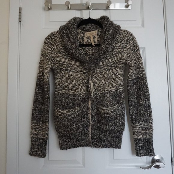 WILFRED FREE Erable Wool Alpaca Zip Up Cardigan - Picture 2 of 5